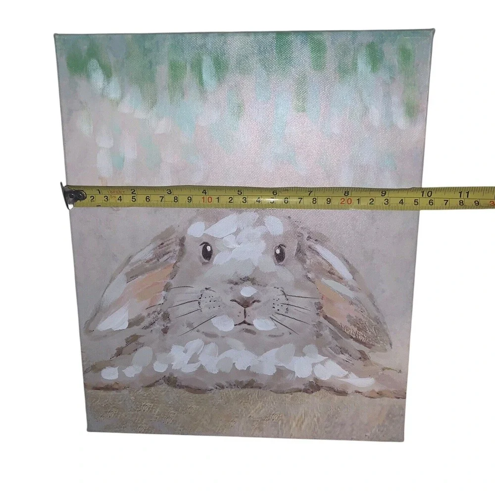Pier 1 Bunny Rabbit Canvas Wall Decor 10
